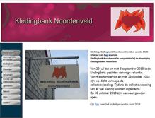 Tablet Screenshot of kledingbanknoordenveld.nl